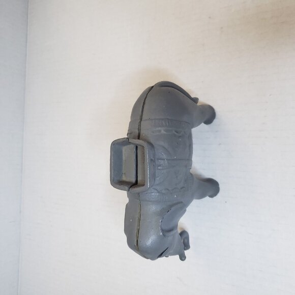 Vintage Repro  Elephant with‎ Howdah Cast Iron Mechanical Bank - Picture 5 of 11